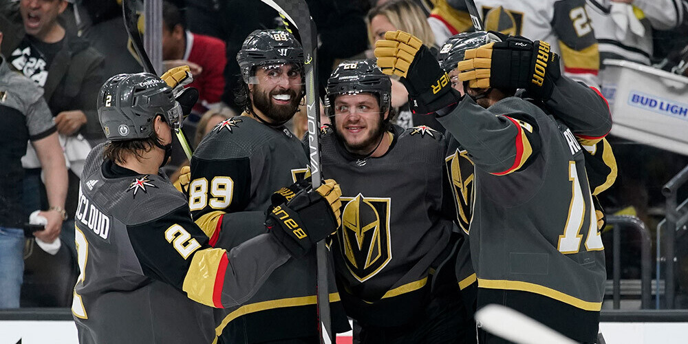 "Golden Knights" šī bija jau piektā uzvara "play-off" spēlēs pēc kārtas.