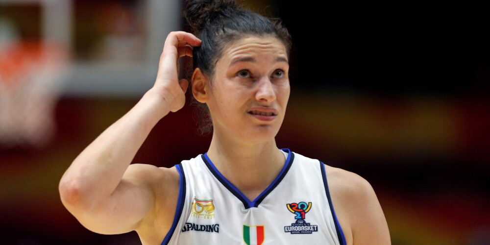 Itālijas sieviešu basketbola izlasei atkal neizdodas iekļūt Eiropas čempionāta ceturtdaļfinālā