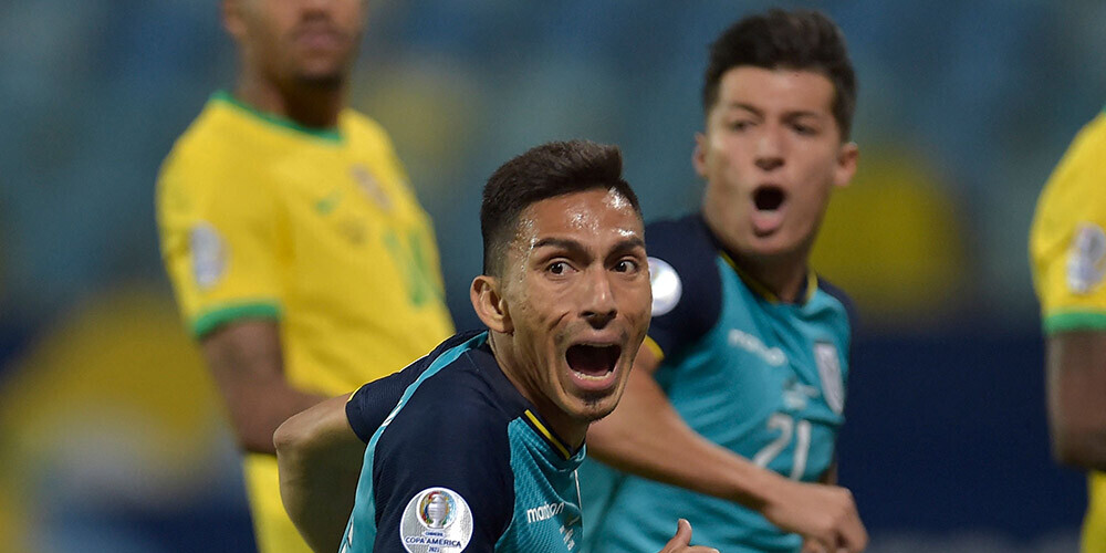Ekvadora izrauj neizšķirtu pret Brazīliju un iekļūst "Copa America" ceturtdaļfinālā