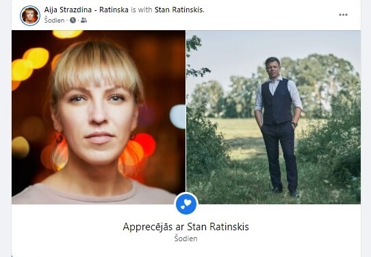 Par precību un uzvārda maiņas faktu režisore Aija Strazdiņa 29. jūnijā pavēstīja soctīklā "Facebook"