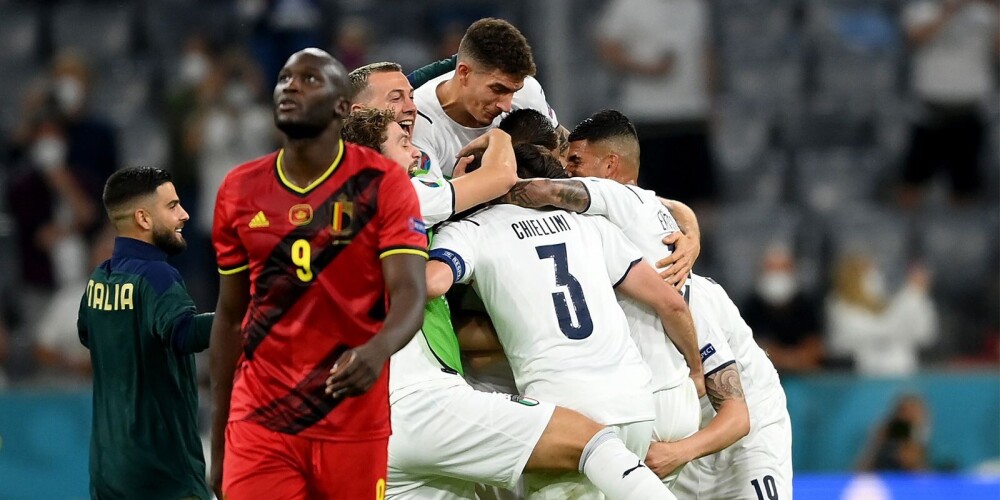 Италия обыграла Бельгию и сыграет с Испанией в полуфинале Евро-2020