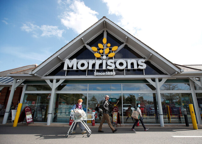 Lielbritānijas lielveikalu tīkls "Morrisons" pieņēmis 7,3 miljardu eiro vērtu pārņemšanas piedāvājumu