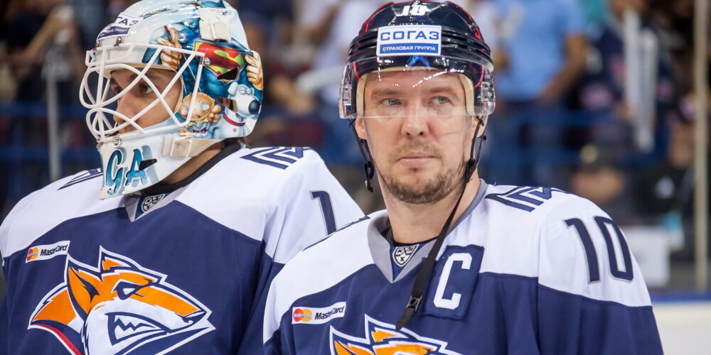 KHL rekordists Sergejs Mozjakins paziņo par karjeras beigām