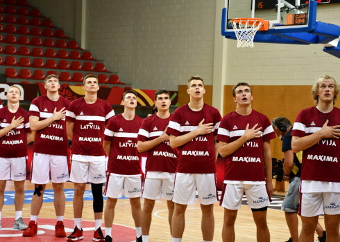 Latvijas U-19 basketbola izlase nenotur pārsvaru pret Serbiju un PK trešajā spēlē piedzīvo zaudējumu