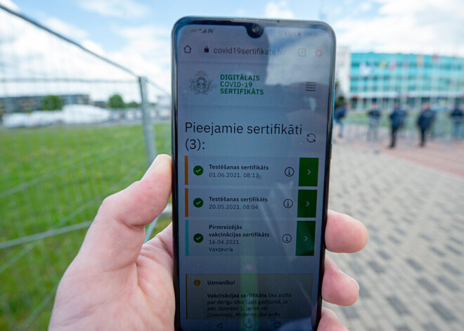 NVD aicina iedzīvotājus sekot līdzi sava digitālā Covid-19 sertifikāta derīguma termiņam
