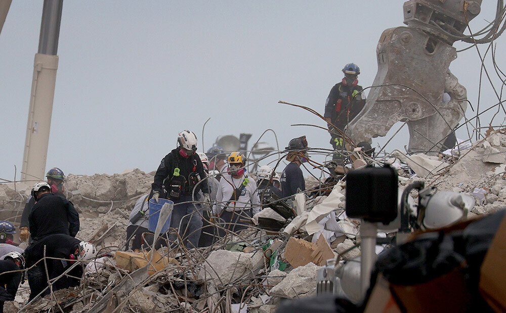 Florida’s ruins of the ruined building stop searching for survivors;  86 people are still missing