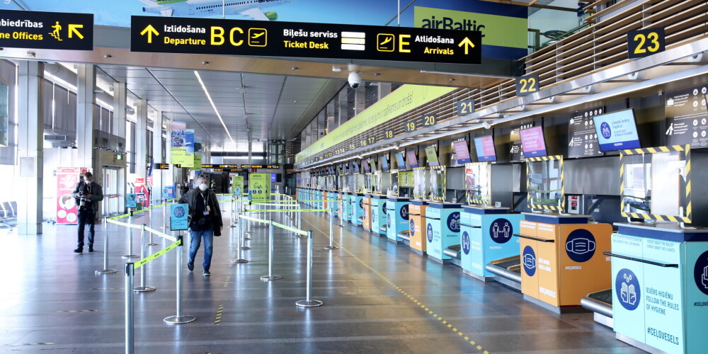 Рижский аэропорт принимает назад уволенных сотрудников