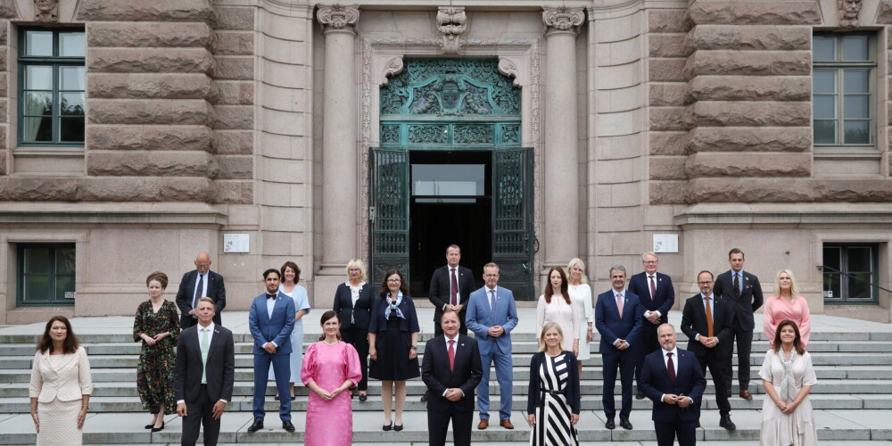 Zviedrijā izveidota jauna valdība, kuras sastāvs neatšķiras no iepriekšējā kabineta