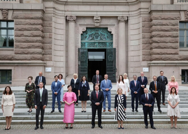 Zviedrijā izveidota jauna valdība, kuras sastāvs neatšķiras no iepriekšējā kabineta