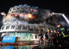 July 9, 2021, Dhaka, Dhaka, Bangladesh: 09, July, 2021 Fire erupted at the factory of Hashem Foods Ltd in Narayanganjâ€™s Rupganj in Bangladesh (Credit Image: © Harun-Or-Rashid/ZUMA Wire)