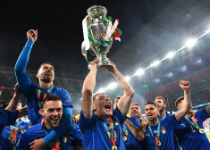 Itālija uzvar Anglijas futbolistus pēcspēles sitienos Eiropas čempionāta finālā
