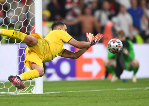 Itālijas futbola izlases vārtsargs Džanluidži Donnarumma.