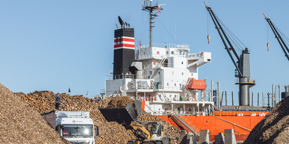 В Рижском порту наблюдается увеличение грузооборота кроме грузов угля и нефтепродуктов