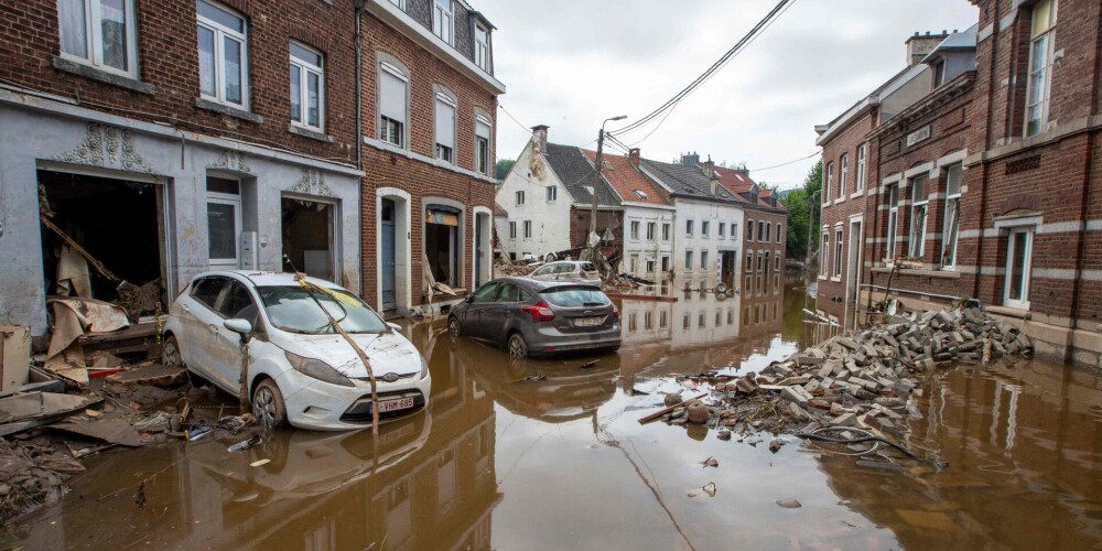 Beļģijā plūdu upuru skaits sasniedz 31, bet vēl vairāk nekā 160 cilvēku skaitās bezvēsts pazuduši