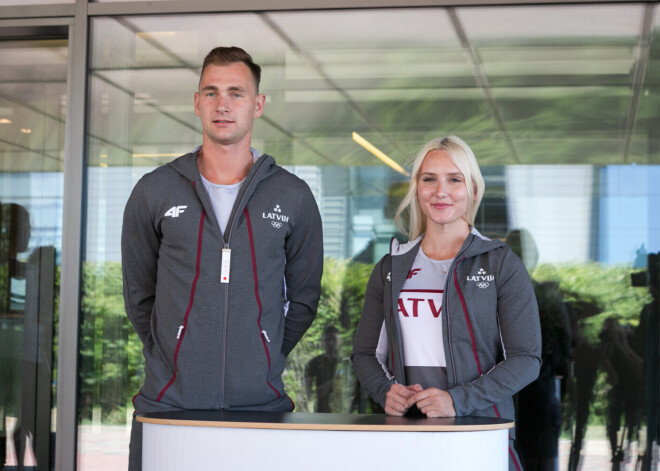 ФОТО: наши BMX-райдеры Винета Петерсоне и Хелвийс Бабрис едут в Токио