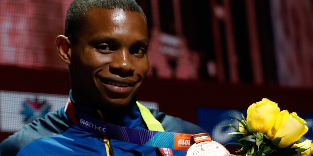 Pasaules čempionāta bronzas medaļnieks sprinteris Kvinjoness saņēmis gada diskvalifikāciju par dopinga lietošanu