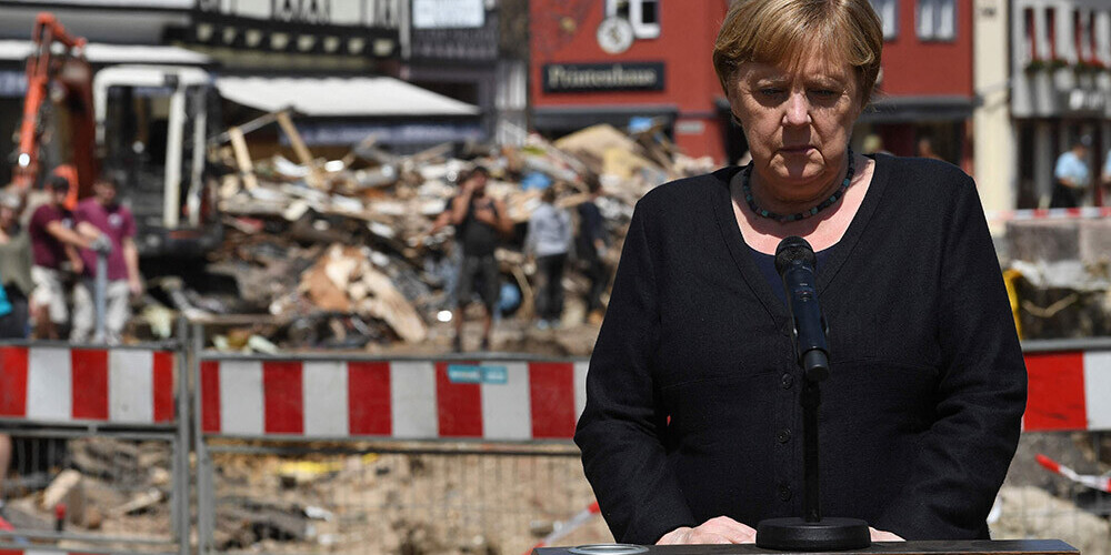 Vācija pieņem palīdzības paketi plūdos cietušajiem rajoniem