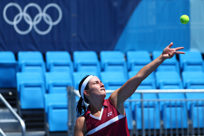 Anastasija Sevastova tika uzskatīta par favorīti savā vienspēļu cīņā Tokijā, tomēr viņa nespēja pieveikt Francijas sportisti Fionu Ferro.