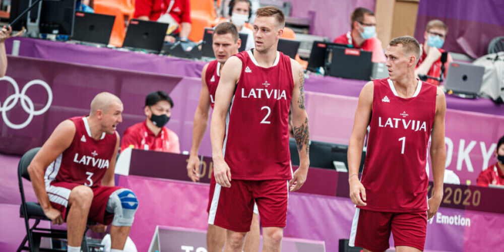 Латвийские баскетболисты одержали вторую победу на Олимпиаде, обыграв Китай