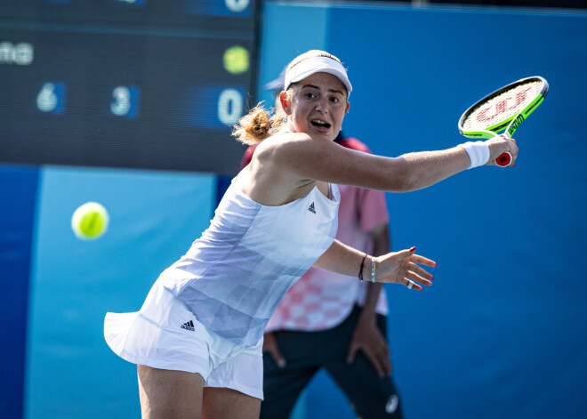 Ostapenko: "Šodien laikam nervi bija par daudz, bet man ļoti gribējās uzvarēt"