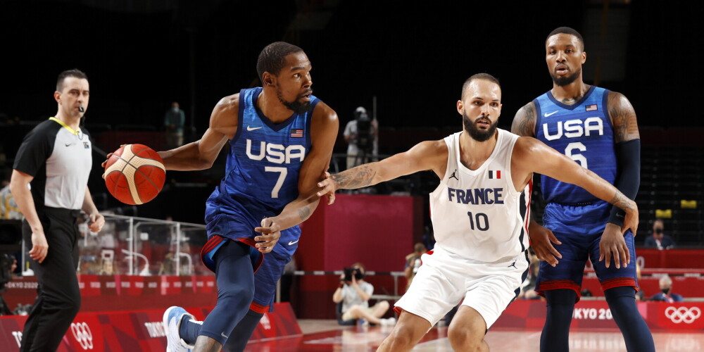 ASV basketbolisti olimpisko turnīru sāk ar zaudējumu Francijai