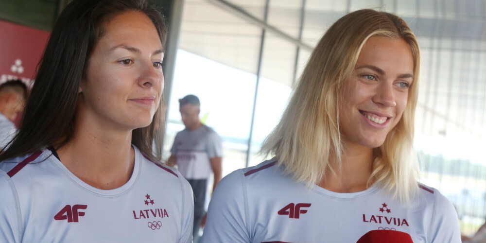 Латвийский дуэт по пляжному волейболу Граудиня/Кравченок выиграл второй матч на олимпийском турнире