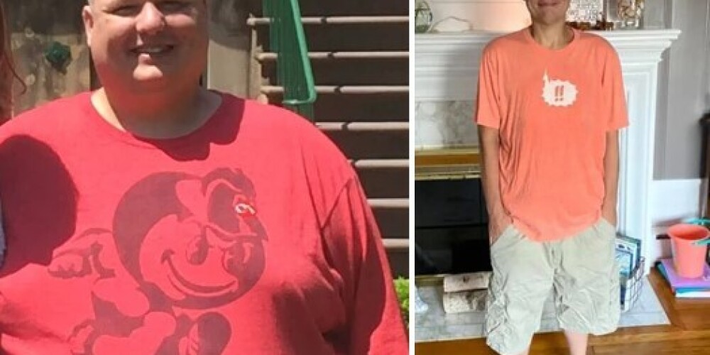 Мужчина похудел на 86 кг благодаря уговору с детьми