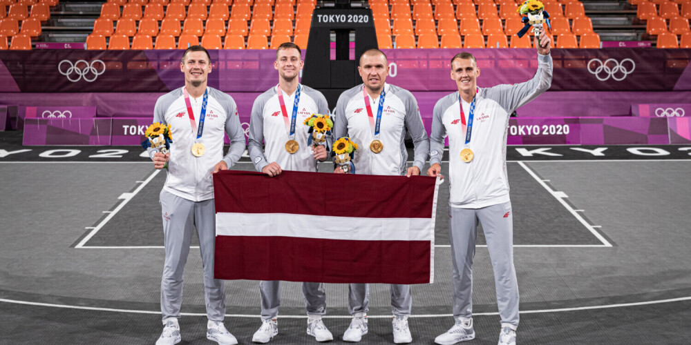 Латвийская сборная за золотую медаль по баскетболу 3x3 получит до 426 862 евро