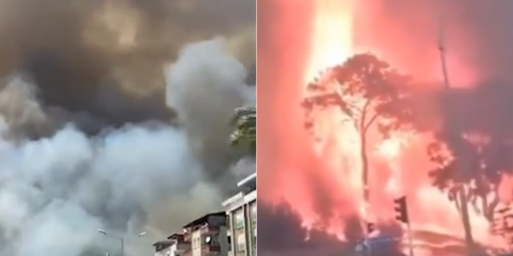 В Турции масштабные лесные пожары добрались до курортной Анталии: проходит эвакуация населения, десятки пострадавших