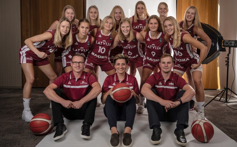 Latvijas U-18 basketbolistes FIBA 