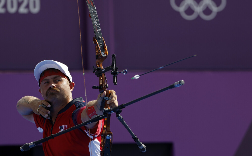 In men’s archery, the series of South Korean victories is interrupted