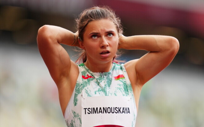 Sprintere Kristina Cimanouska. 