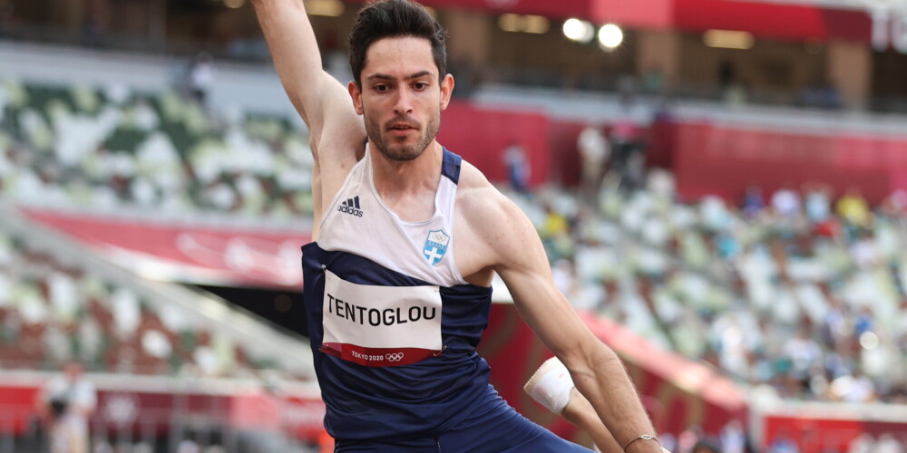 Grieķijas vieglatlēts Miltiadis Tentoglu.