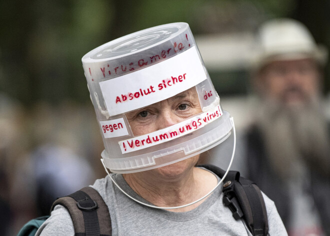 Berlīne aizliedz trīs demonstrācijas pret Covid-19 dēļ noteiktajiem ierobežojumiem