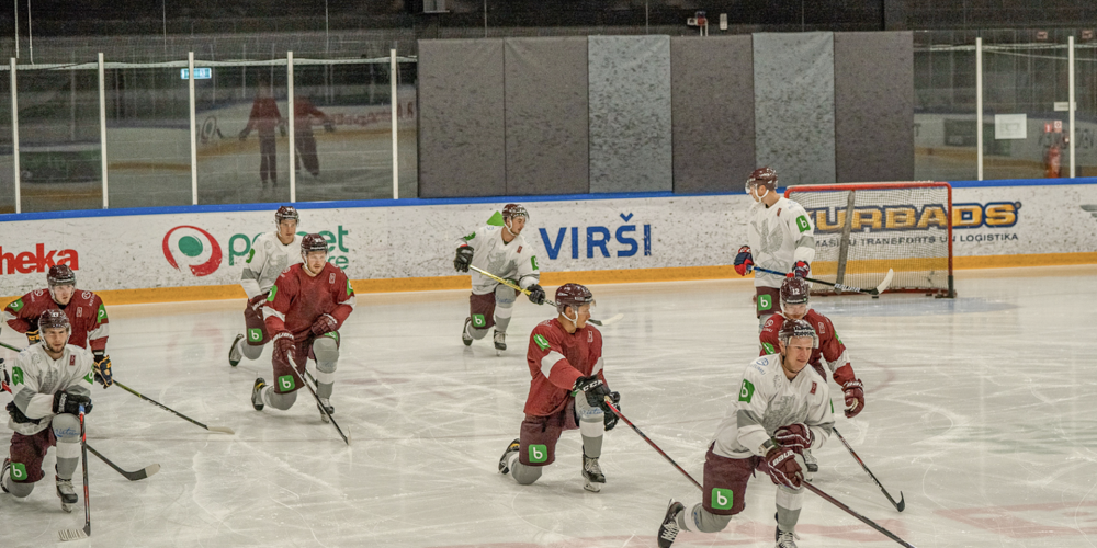 Latvijas hokeja izlase pirmdien uzsākusi treniņnometni pirms Pekinas olimpisko spēļu atlases turnīra