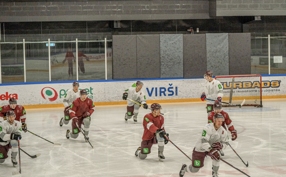 Latvian national hockey team starts training camp on Monday before Beijing Olympic Games selection tournament