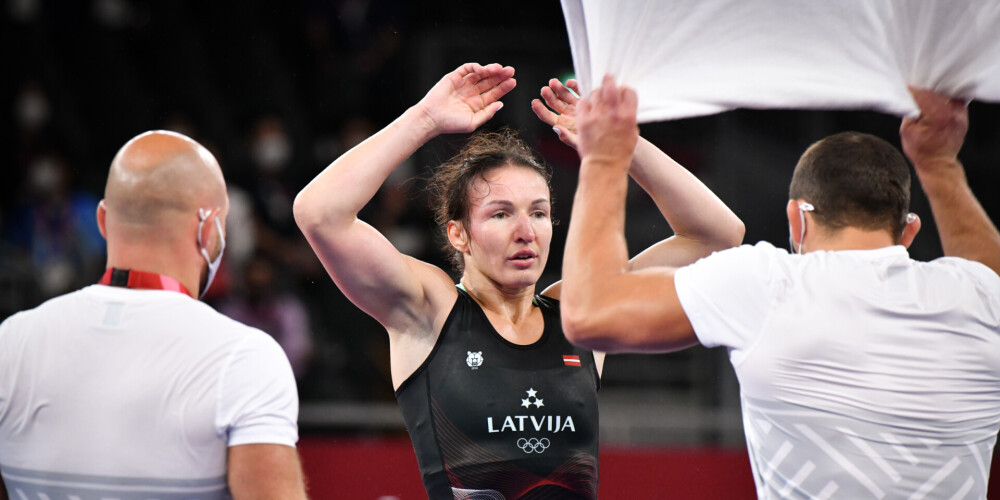 Anastasija Grigorjeva nonāk vienas uzvaras attālumā no olimpiskās bronzas