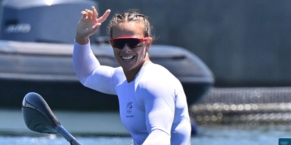 Smaiļotāja Keringtona kļūst par Jaunzēlandes titulētāko olimpieti