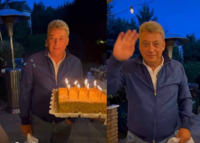 "Полторта на голове Пугачевой": Галкин показал, как отметил день рождения старшего брата