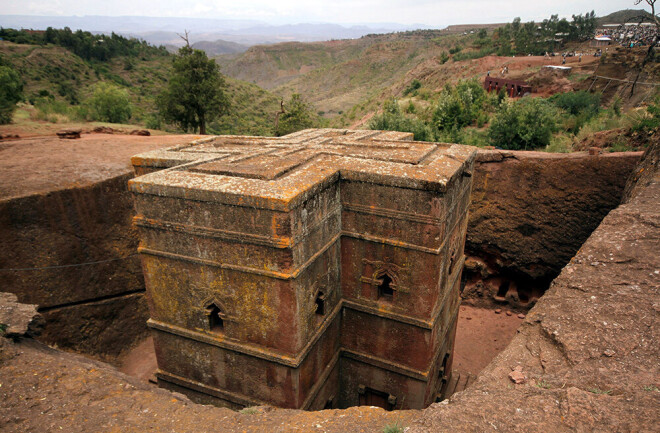 Lalibela ar tās 13.gadsimtā tapušajām baznīcām ir svēta vieta miljoniem ortodoksālo kristiešu.