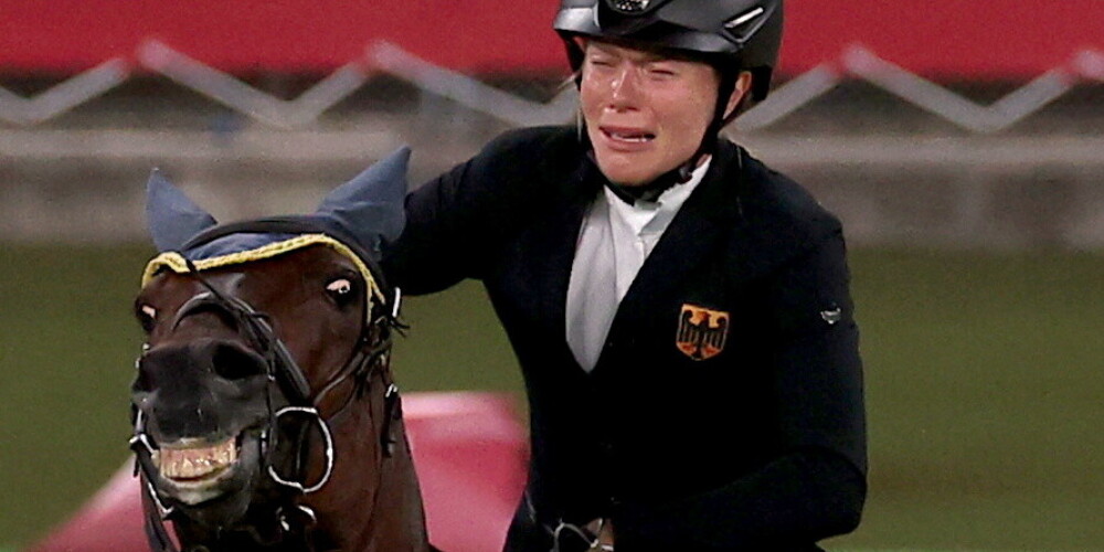 Kad zirga untums laupa mūža sapni: viens no emocionālākajiem olimpisko spēļu mirkļiem