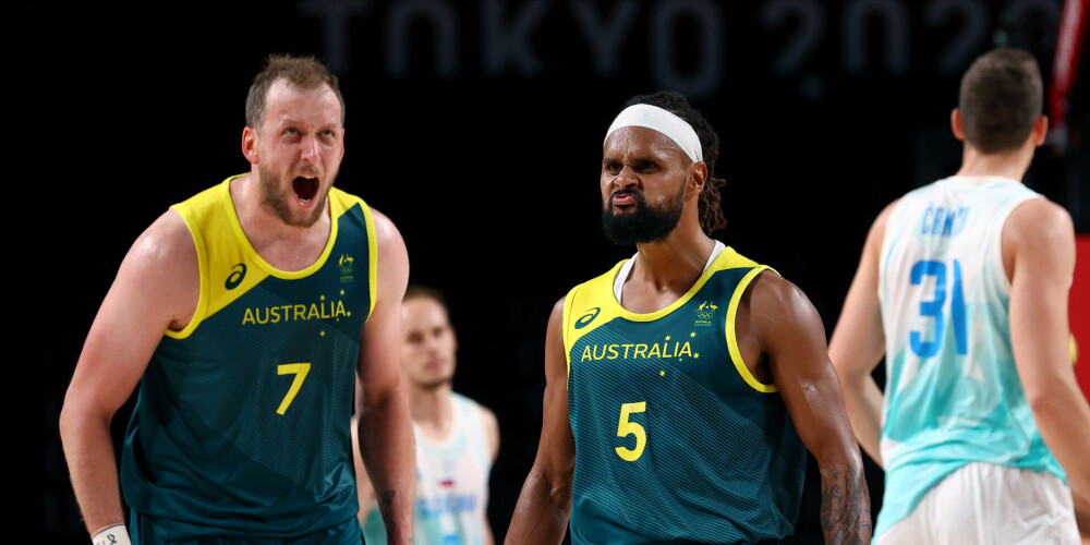 Austrālija līksmo: basketbola izlase izcīna olimpisko bronzu; Dončičs un Slovēnija paliek bez medaļām