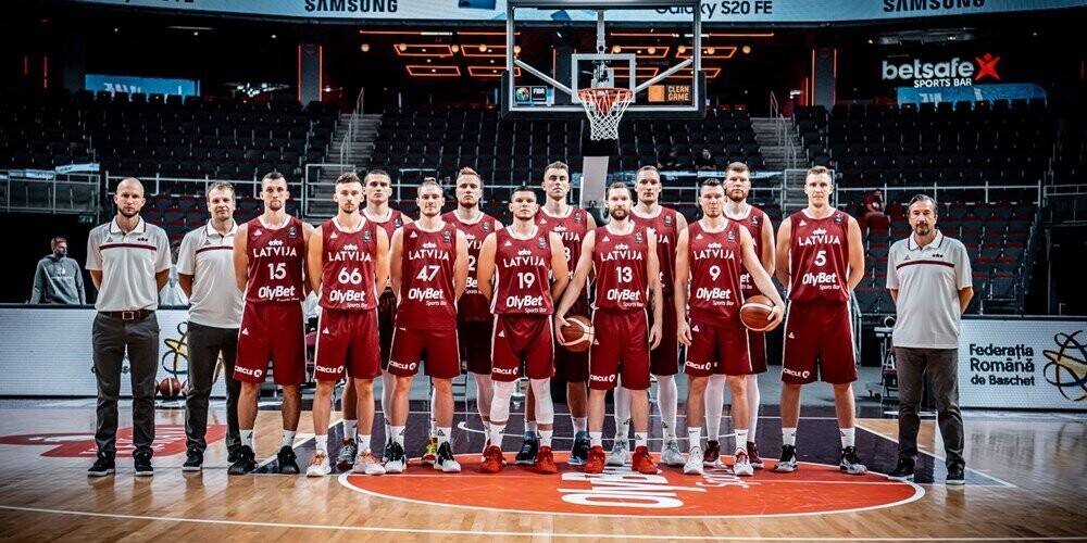 Latvijas vīriešu basketbola izlase gandarīta ar četrām uzvarām turnīrā