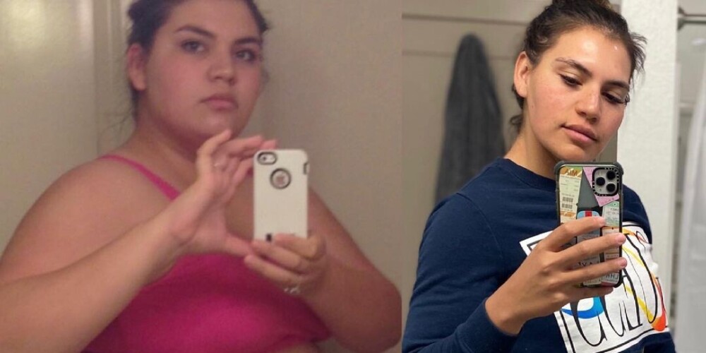 Весившая 134 кг девушка занялась спортом и поразила переменами во внешности