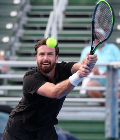 Latvijas labākais tenisists Ernests Gulbis. 