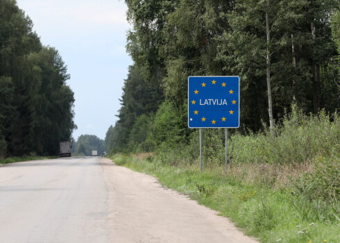 Latvijas-Baltkrievijas robežpunkts Silenē.