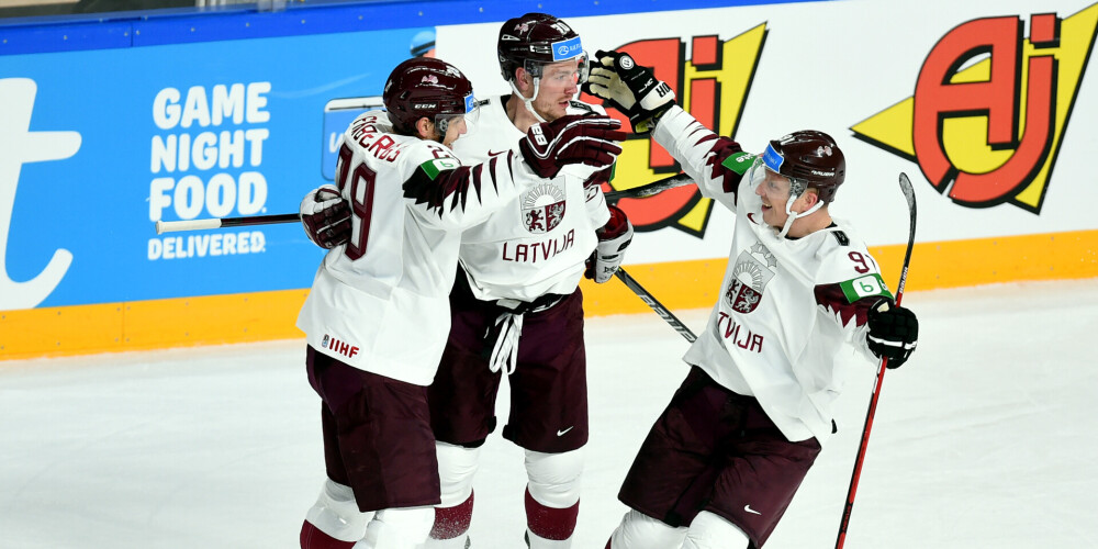 Latvijas hokeja izlase pirmajā pārbaudes spēlē pārspēj Norvēģiju
