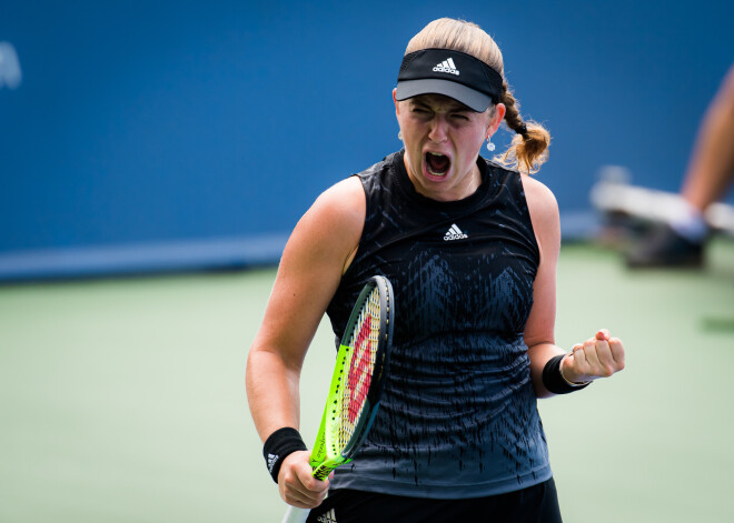 Ostapenko izdevies iekļūt "US Open" izsēto tenisistu vidū