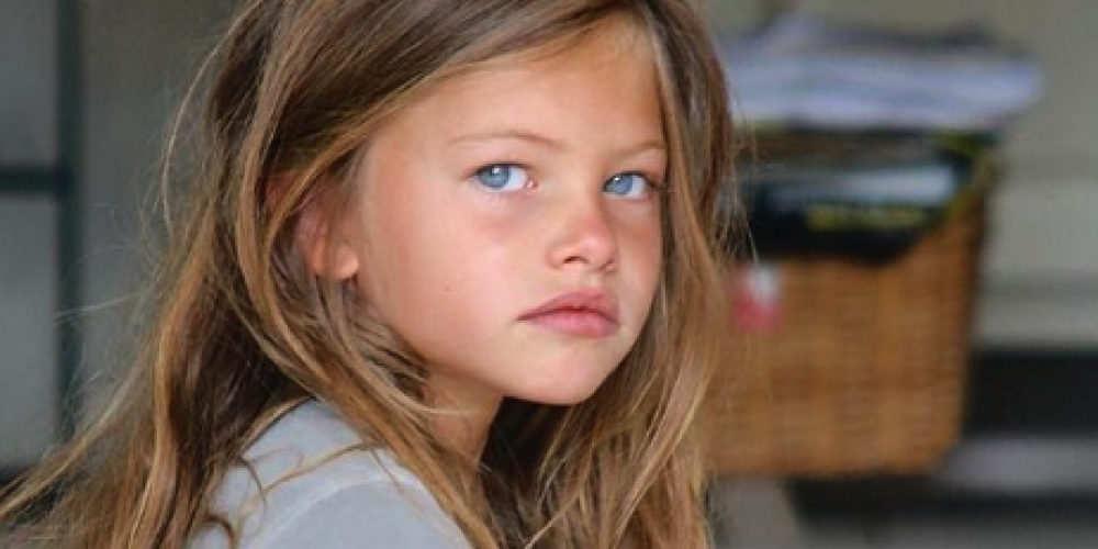 Tailena bērnībā, kad tika nosaukta par "skaistāko meiteni pasaulē".