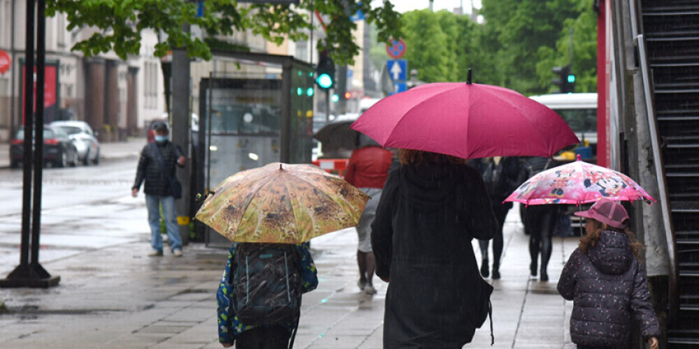В среду в Латвии начнется дождь, который продолжится и в четверг